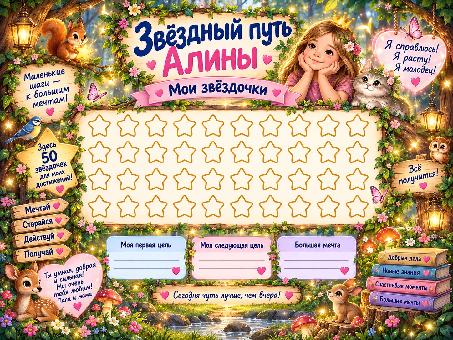 Пример оформления: Волшебный лес